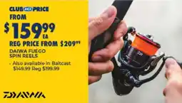 BCF Daiwa fuego spin reels offer