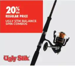 BCF Ugly stik balance spin combos offer