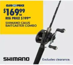 BCF Shimano caius baitcaster combo offer
