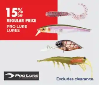 BCF Pro lure lures offer