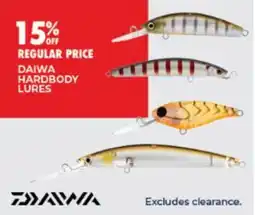 BCF Daiwa hardbody lures offer