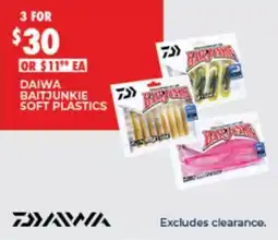 BCF Daiwa baitjunkie soft plastics offer