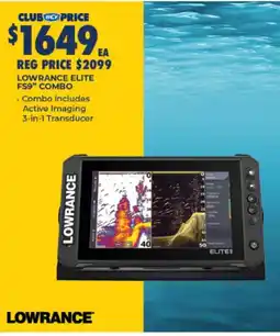 BCF Lowrance elite FS9" combo offer