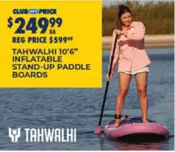 BCF Tahwalhi 10'6" inflatable stand-up paddle boards offer