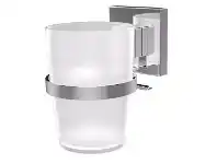 EvoVac Suction Bathroom Utensils Cup Holder - Chrome