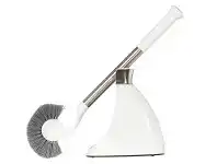 Howards Storage World Simplehuman Toilet Brush Crescent Shaped Head - White offer