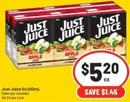 IGA Just Juice offer