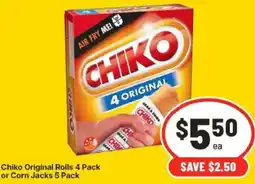 IGA Chiko Original Rolls offer