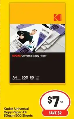IGA Kodak Universal Copy Paper offer