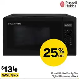 BIG W Russell Hobbs Family Size Digital Microwave offer