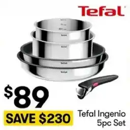 BIG W Tefal Ingenio 5pc Set offer