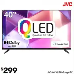 BIG W JVC 40" QLED Google TV offer