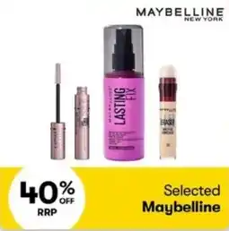 BIG W Selected Maybelline offer