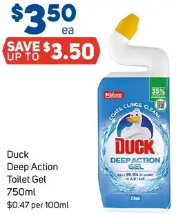 Foodland Duck Deep Action Toilet Gel offer