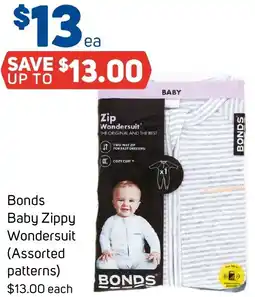 Foodland Bonds Baby Zippy Wondersuit offer