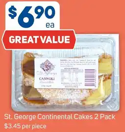 Foodland St. George Continental Cakes offer