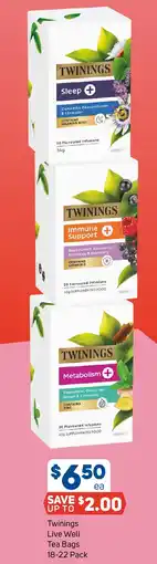 Foodland Twinings Live Well Tea Bags offer