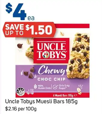 Foodland Uncle Tobys Muesli Bars offer