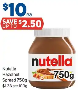 Foodland Nutella Hazelnut Spread offer