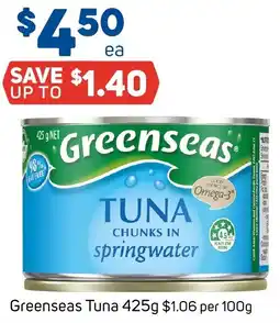 Foodland Greenseas Tuna offer