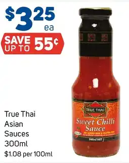 Foodland True Thai Asian Sauces offer