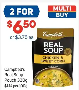 Foodland Campbell's Real Soup Pouch offer