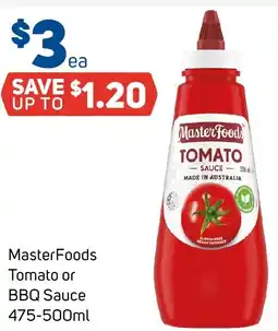 Foodland MasterFoods Tomato or BBQ Sauce offer