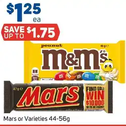 Foodland Mars or Varieties offer