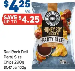 Foodland Red Rock Deli Party Size Chips offer