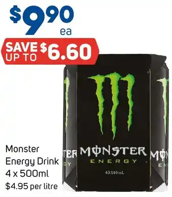 Foodland Monster Energy Drink offer