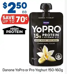 Foodland Danone YoPro or Pro Yoghurt offer