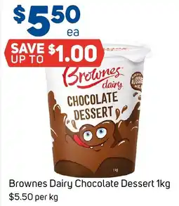 Foodland Brownes Dairy Chocolate Dessert offer