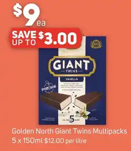 Foodland Golden North Giant Twins Multipacks offer