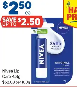 Foodland Nivea Lip Care offer