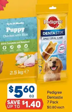 Foodland Pedigree Dentastix offer