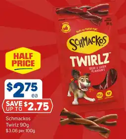 Foodland Schmackos Twirlz offer