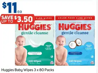Foodland Huggies Baby Wipes offer