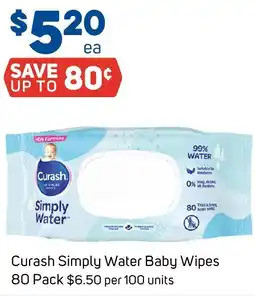 Foodland Curash Simply Water Baby Wipes offer