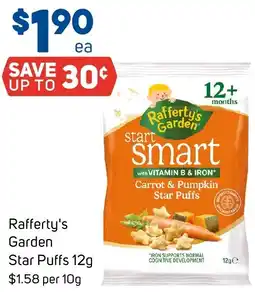 Foodland Rafferty's Garden Star Puffs offer