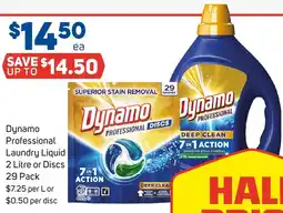 Foodland Dynamo Professional Laundry Liquid or Discs offer
