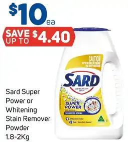 Foodland Sard Super Power or Whitening Stain Remover Powder offer