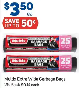 Foodland Multix Extra Wide Garbage Bags offer