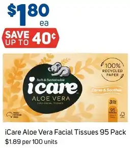 Foodland iCare Aloe Vera Facial Tissues offer