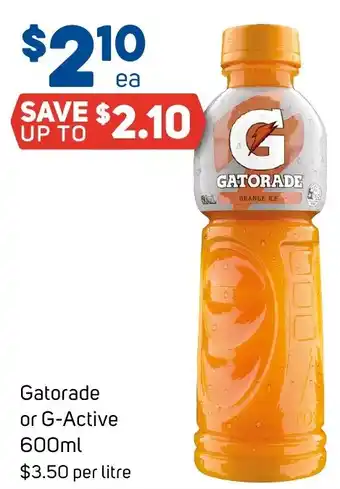 Foodland Gatorade or G-Active offer