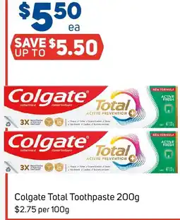 Foodland Colgate Total Toothpaste offer