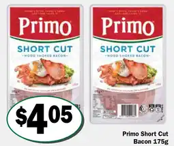 Friendly Grocer Primo Short Cut Bacon offer