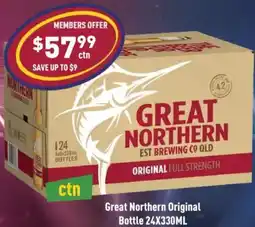 Liquor Legends Great Northern Original Bottle offer