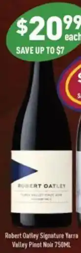 Liquor Legends Robert Oatley Signature Yarra Valley Pinot Noir offer