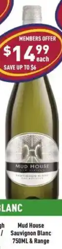 Liquor Legends Mud House Sauvignon Blanc & Range offer
