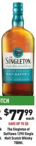 Liquor Legends The Singleton of Dufftown 12YO Single Malt Scotch Whisky offer